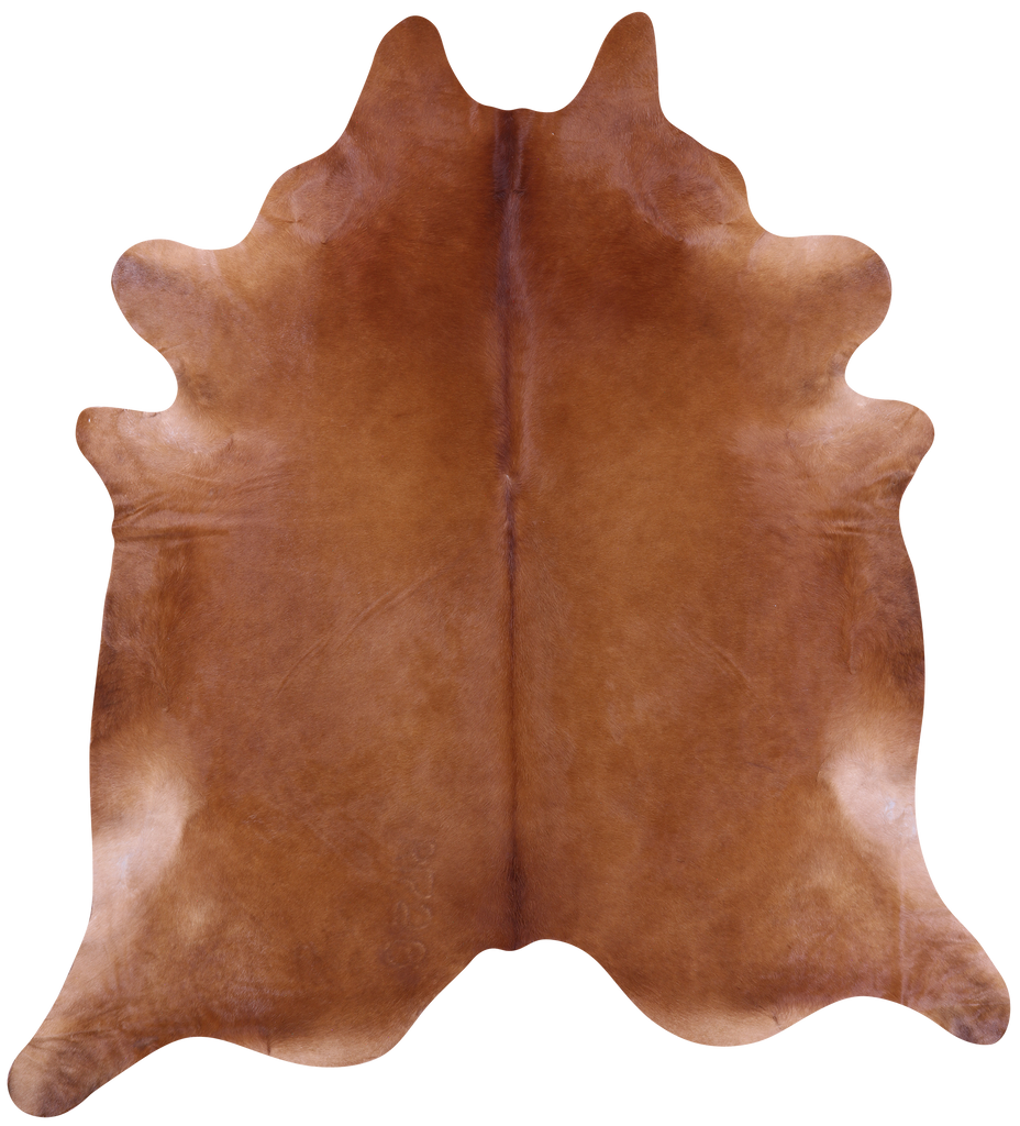 Brown Natural Cowhide Rug - XX-Large 9' 4"H x 8' 1"W