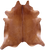 Brown Natural Cowhide Rug - XX-Large 9' 4"H x 8' 1"W