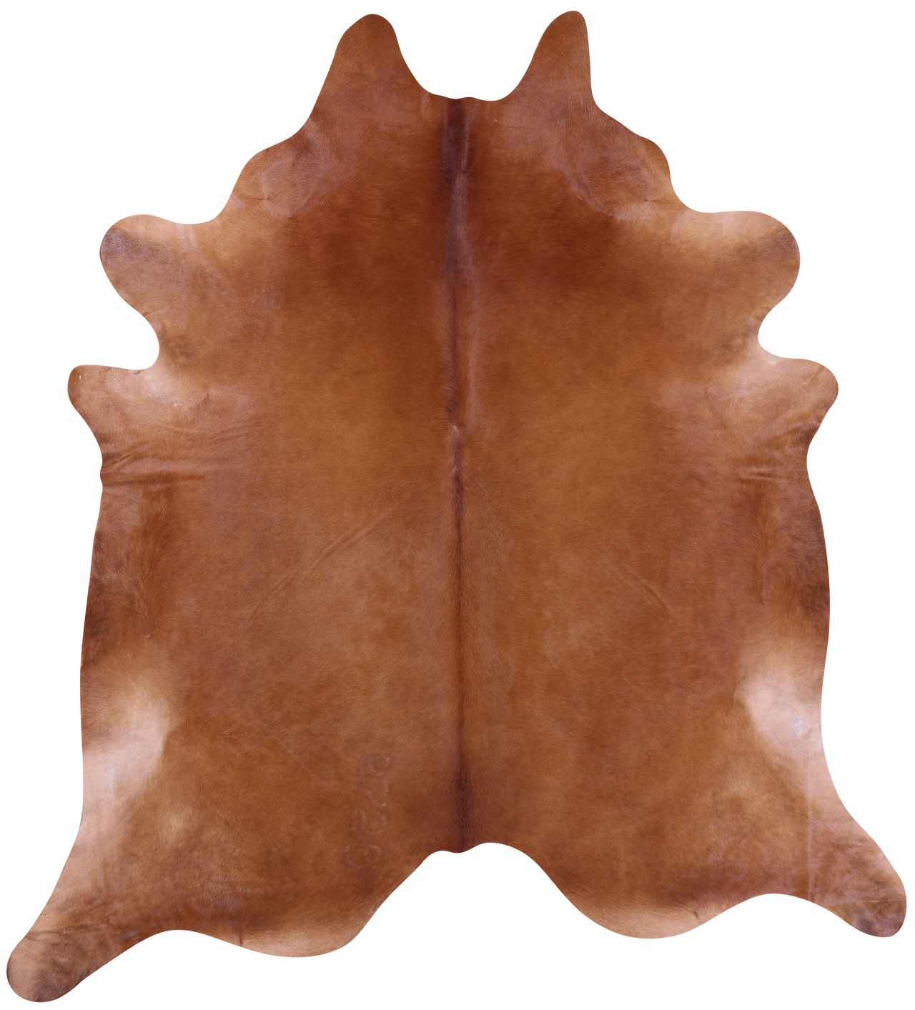 Brown Natural Cowhide Rug - XX-Large 9' 4"H x 8' 1"W