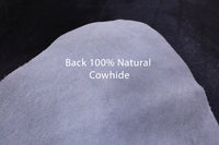 Thumbnail for Black Natural Cowhide Rug - XX-Large 8' 2