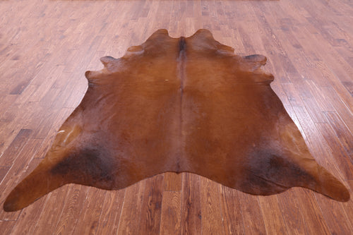 Brown Natural Cowhide Rug - XX-Large 9' 0