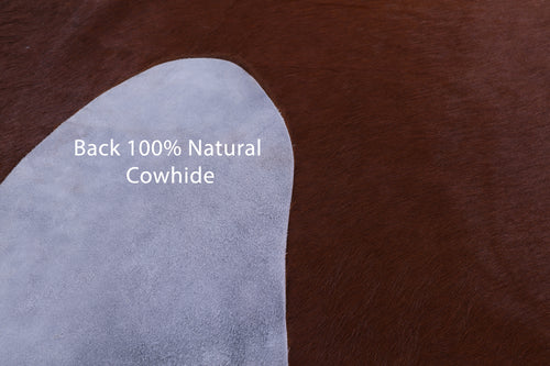 Brown Natural Cowhide Rug - XX-Large 9' 0