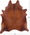 Brown Natural Cowhide Rug - XX-Large 9' 0"H x 7' 6"W