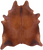 Brown Natural Cowhide Rug - XX-Large 9' 0"H x 7' 6"W