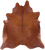 Brown Natural Cowhide Rug - XX-Large 8' 8"H x 7' 7"W