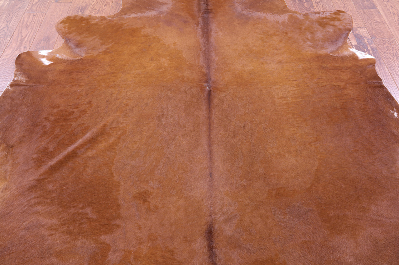 Brown Natural Cowhide Rug - XX-Large 8' 8"H x 7' 7"W