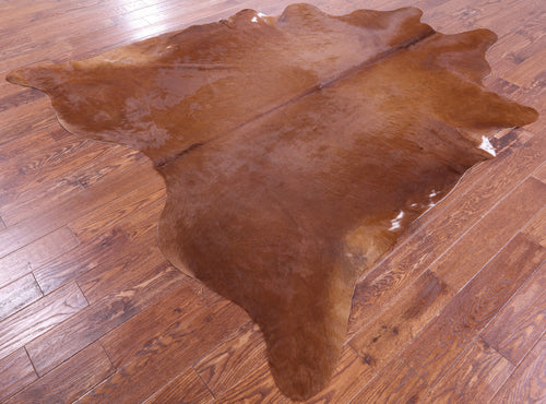 Brown Natural Cowhide Rug - XX-Large 8' 8