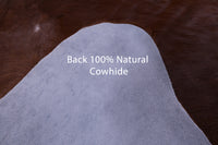 Thumbnail for Brown Natural Cowhide Rug - XX-Large 8' 8