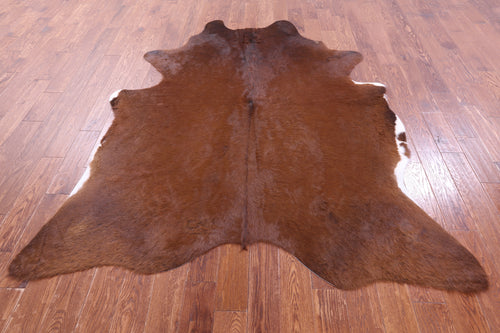 Brown Natural Cowhide Rug - XX-Large 7' 8