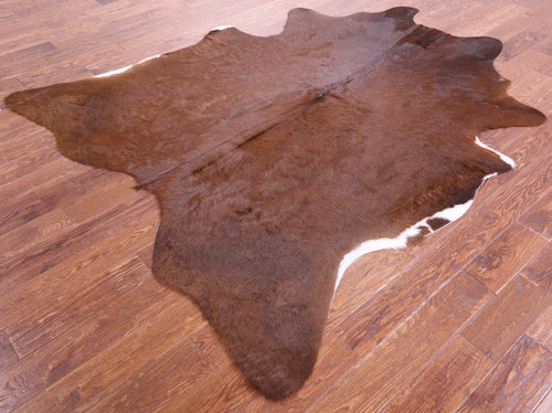 Brown Natural Cowhide Rug - XX-Large 7' 8