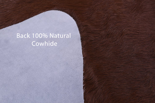 Brown Natural Cowhide Rug - XX-Large 7' 8