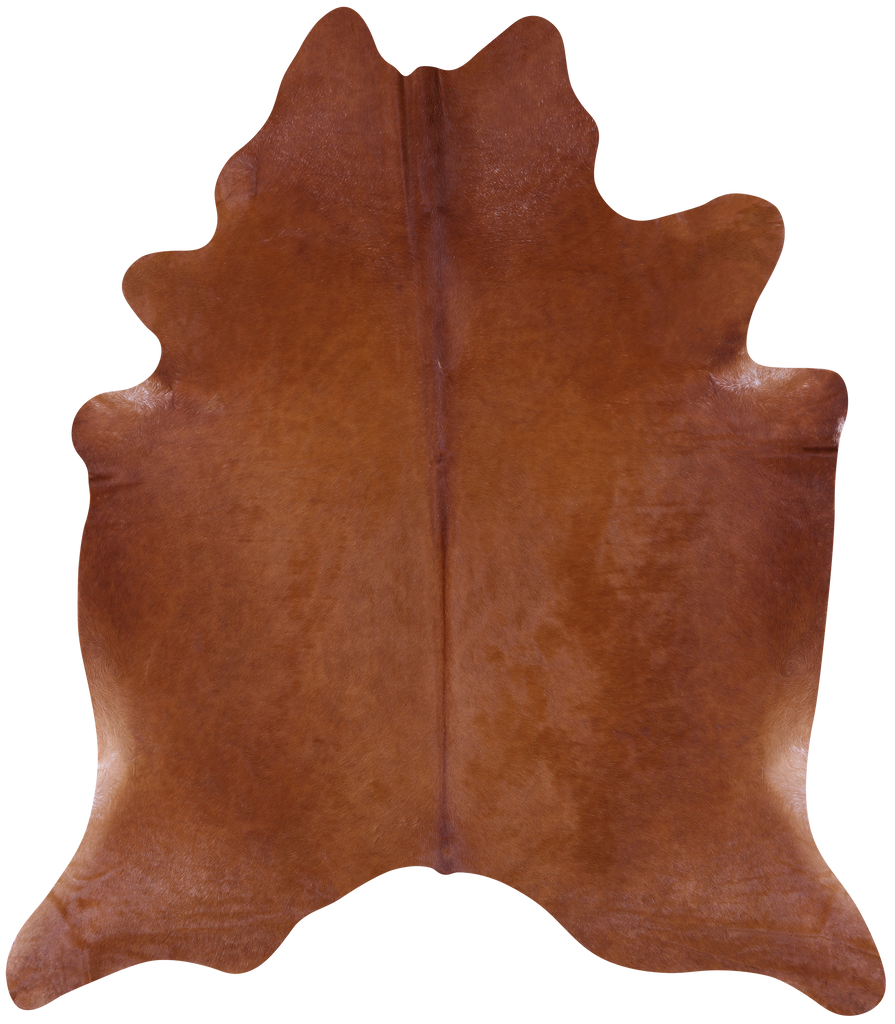 Brown Natural Cowhide Rug - XX-Large 8' 5"H x 7' 3"W