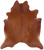 Brown Natural Cowhide Rug - XX-Large 8' 5"H x 7' 3"W