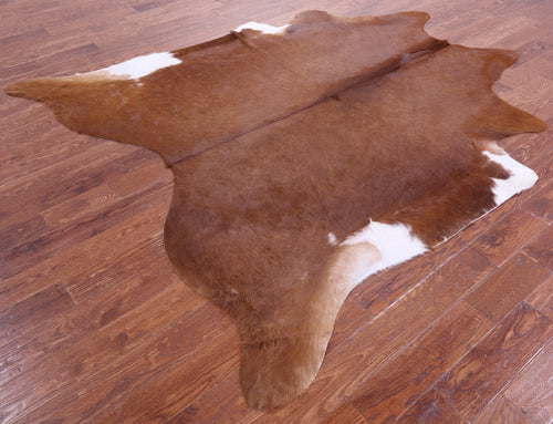 Brown Natural Cowhide Rug - XX-Large 8' 6
