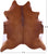 Brown Natural Cowhide Rug - XX-Large 8' 6"H x 7' 4"W
