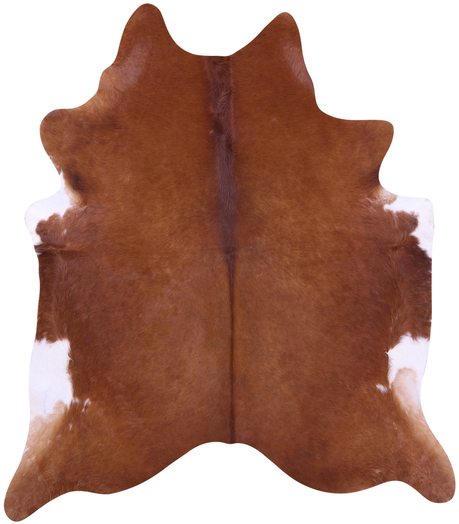 Brown Natural Cowhide Rug - XX-Large 8' 6"H x 7' 4"W