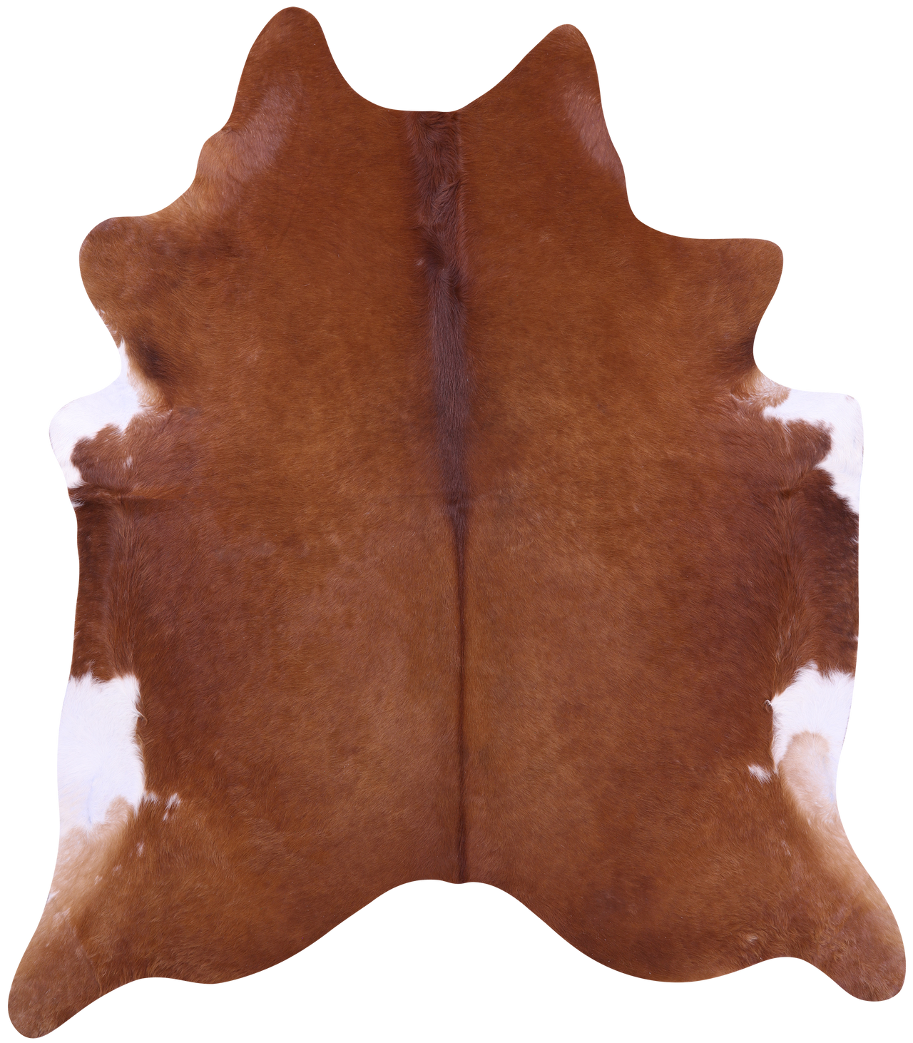 Brown Natural Cowhide Rug - XX-Large 8' 6"H x 7' 4"W