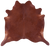 Brown Natural Cowhide Rug - X-Large 7' 2"H x 7' 7"W