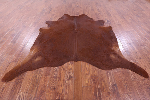 Brown Natural Cowhide Rug - X-Large 7' 2