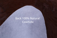Thumbnail for Brown Natural Cowhide Rug - X-Large 7' 2