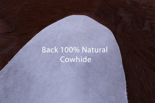 Brown Natural Cowhide Rug - X-Large 7' 2