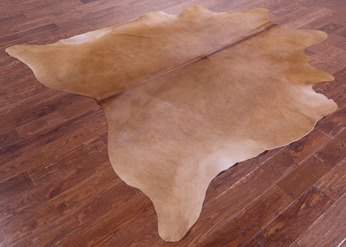 Light Brown Natural Cowhide Rug - XX-Large 8' 2