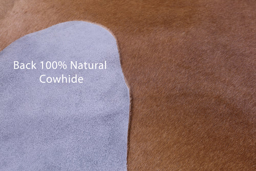 Light Brown Natural Cowhide Rug - XX-Large 8' 2