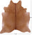Light Brown Natural Cowhide Rug - XX-Large 8' 2"H x 7' 4"W
