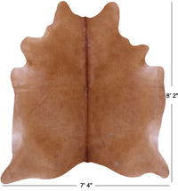 Thumbnail for Light Brown Natural Cowhide Rug - XX-Large 8' 2