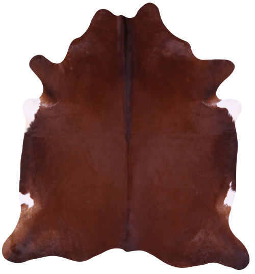 Brown Natural Cowhide Rug - XX-Large 7' 8