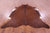 Brown Natural Cowhide Rug - XX-Large 7' 8"H x 7' 2"W
