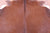 Brown Natural Cowhide Rug - XX-Large 7' 8"H x 7' 2"W