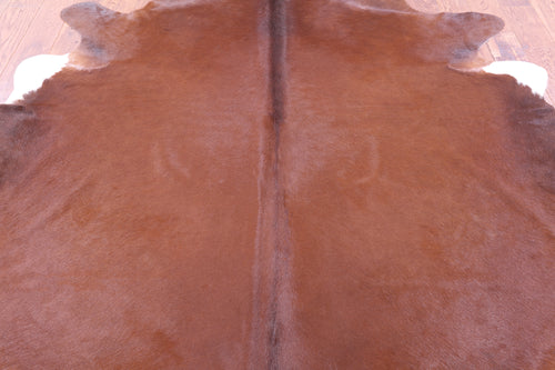 Brown Natural Cowhide Rug - XX-Large 7' 8