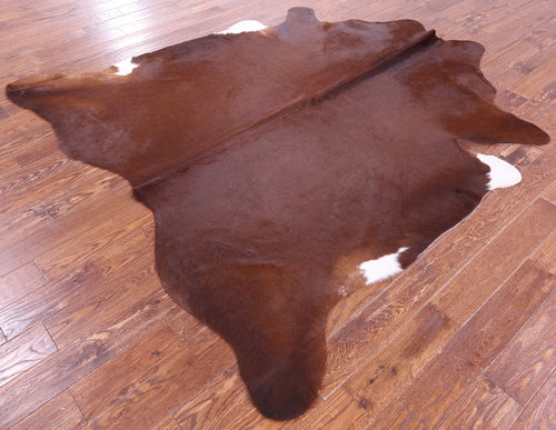 Brown Natural Cowhide Rug - XX-Large 7' 8