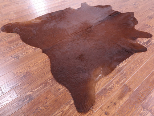 Brown Natural Cowhide Rug - X-Large 7' 6