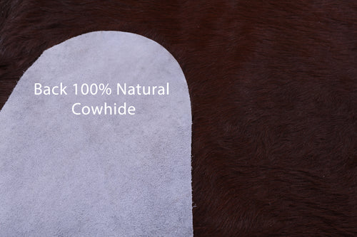 Brown Natural Cowhide Rug - XX-Large 8' 3