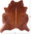 Brown Natural Cowhide Rug - XX-Large 7' 9"H x 6' 7"W
