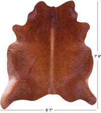 Thumbnail for Brown Natural Cowhide Rug - XX-Large 7' 9