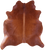 Brown Natural Cowhide Rug - XX-Large 7' 9"H x 6' 7"W
