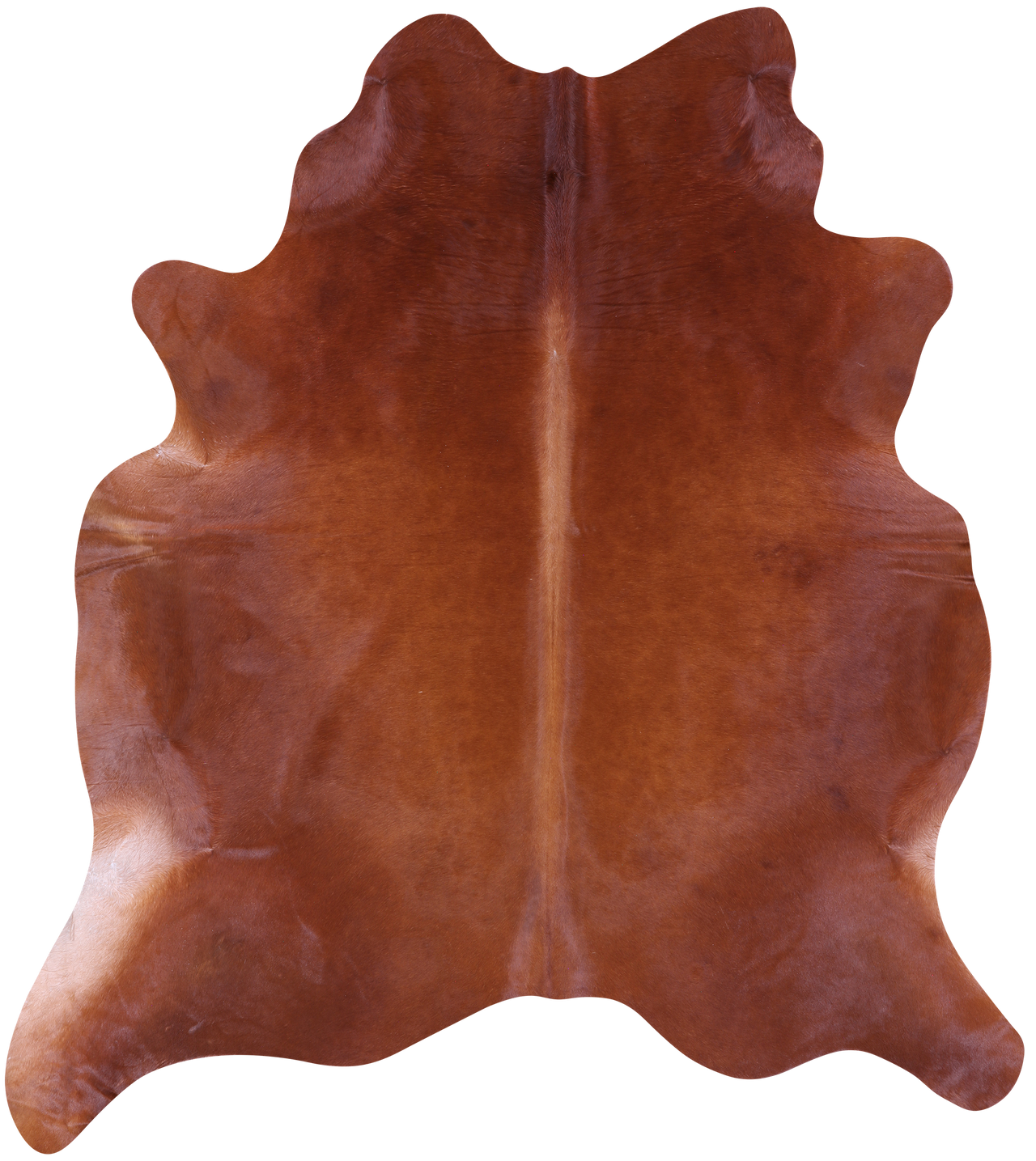 Brown Natural Cowhide Rug - XX-Large 7' 9"H x 6' 7"W