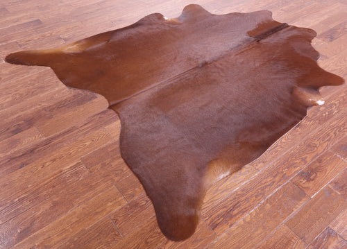 Brown Natural Cowhide Rug - X-Large 7' 3