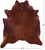 Brown Natural Cowhide Rug - X-Large 7' 3"H x 6' 3"W