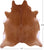 Light Brown Natural Cowhide Rug - XX-Large 8' 5"H x 7' 2"W