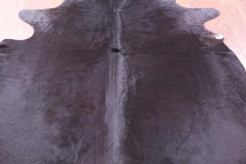 Black Natural Cowhide Rug - X-Large 7' 1