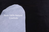 Thumbnail for Black Natural Cowhide Rug - X-Large 7' 1
