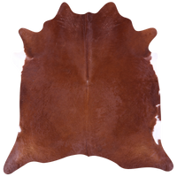 Thumbnail for Brown Natural Cowhide Rug - X-Large 7' 6