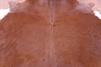 Thumbnail for Brown Natural Cowhide Rug - X-Large 7' 6