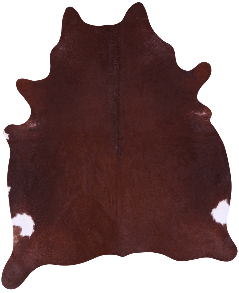 Brown Natural Cowhide Rug - XX-Large 8' 0"H x 6' 6"W
