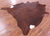 Brown Natural Cowhide Rug - XX-Large 8' 0"H x 6' 6"W