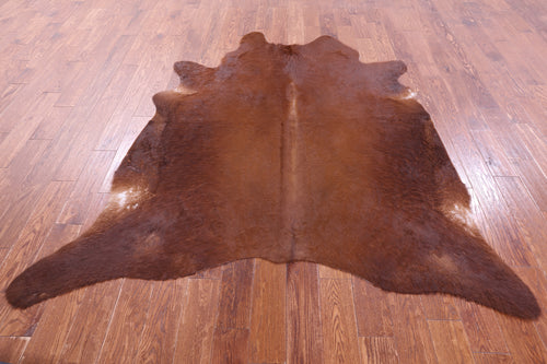 Brown Natural Cowhide Rug - X-Large 7' 2
